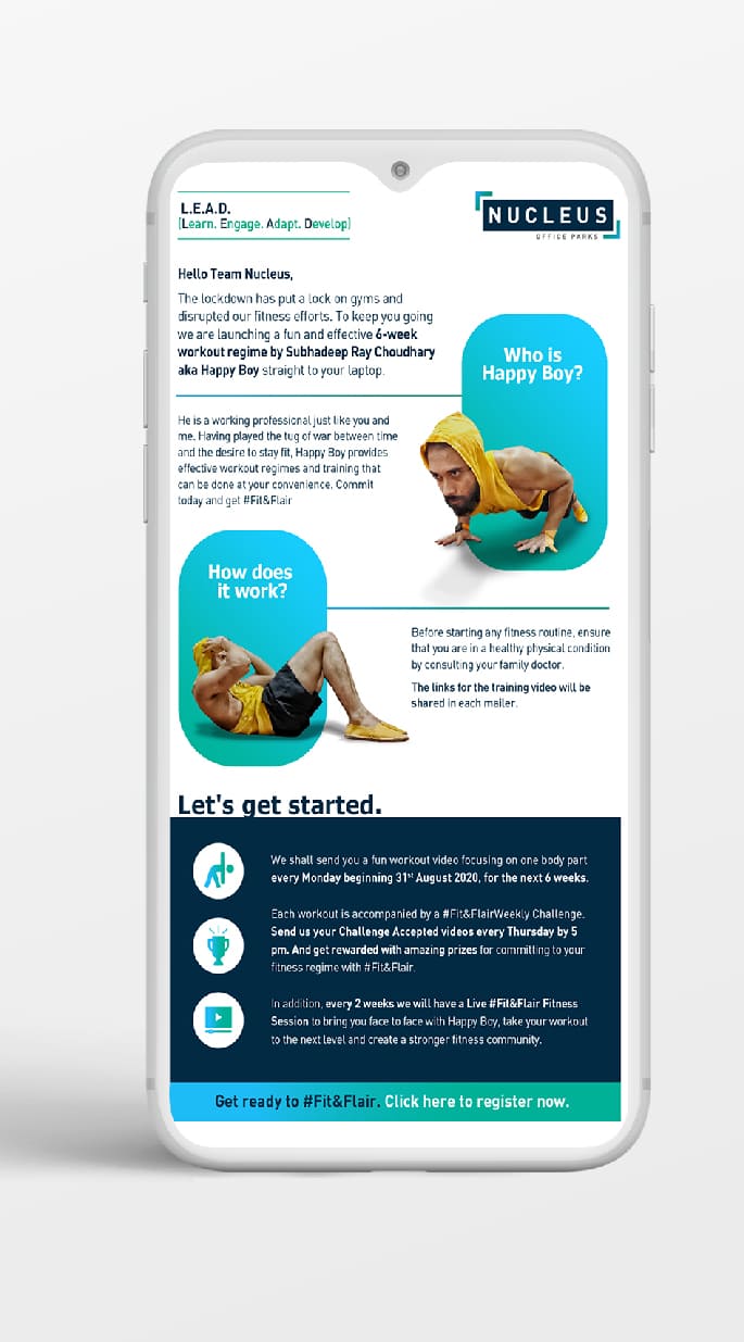 Fit & Flair social media campaign designing